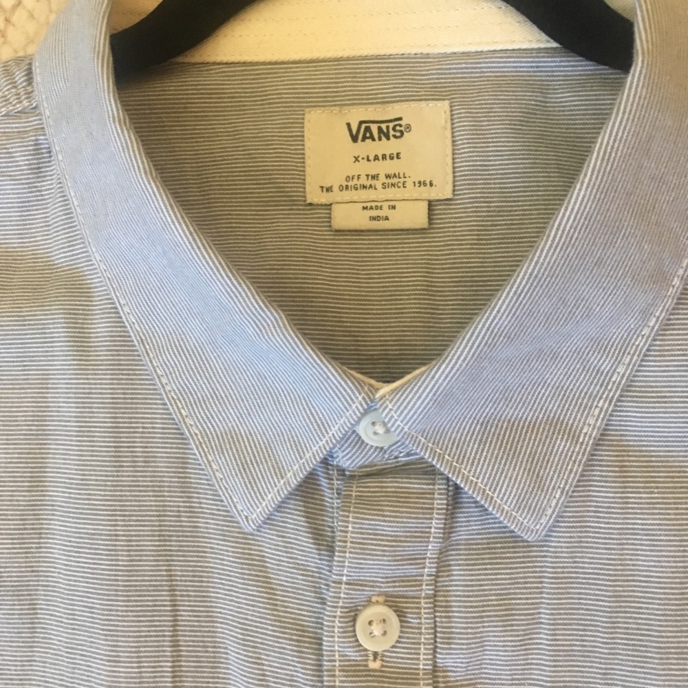 Vans button up shirt